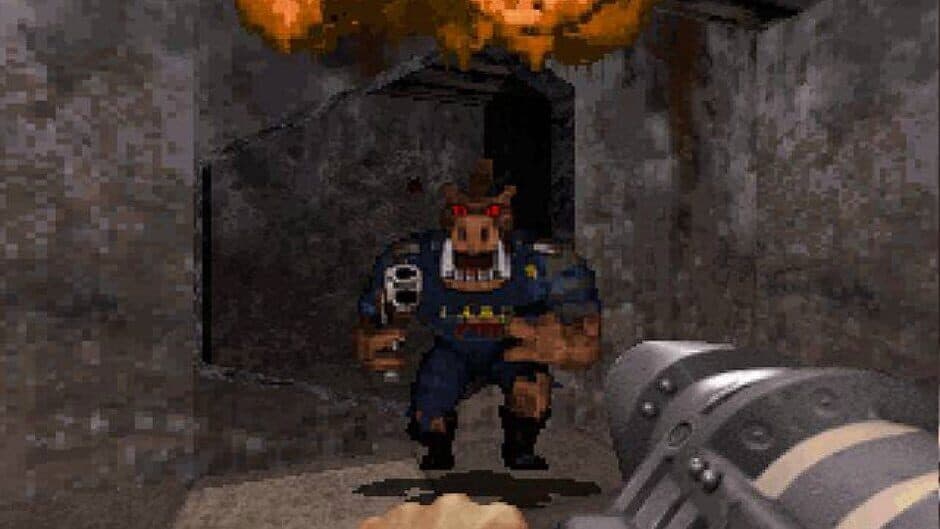 Duke Nukem 3D — кадр из игры