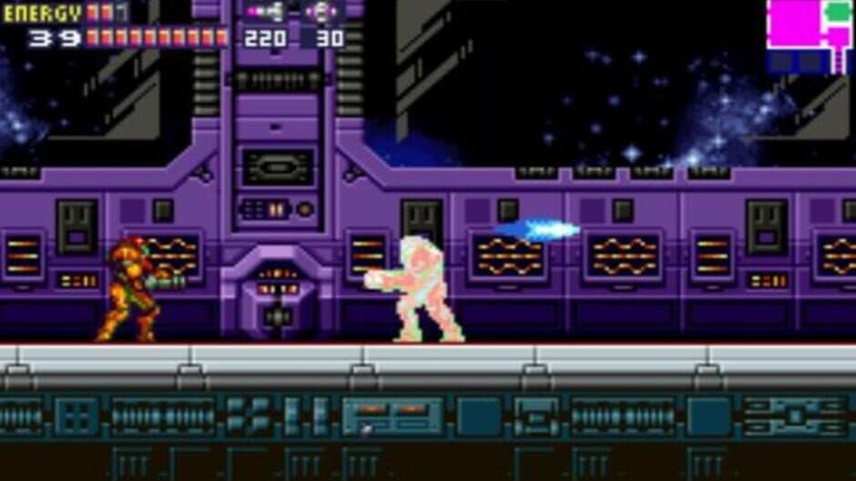 Metroid Fusion — кадр из игры