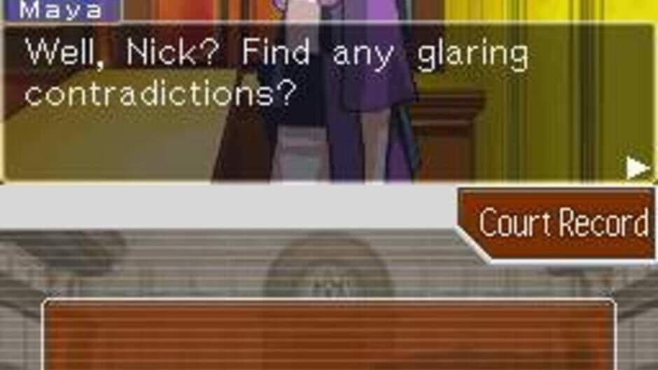 Phoenix Wright: Ace Attorney — кадр из игры
