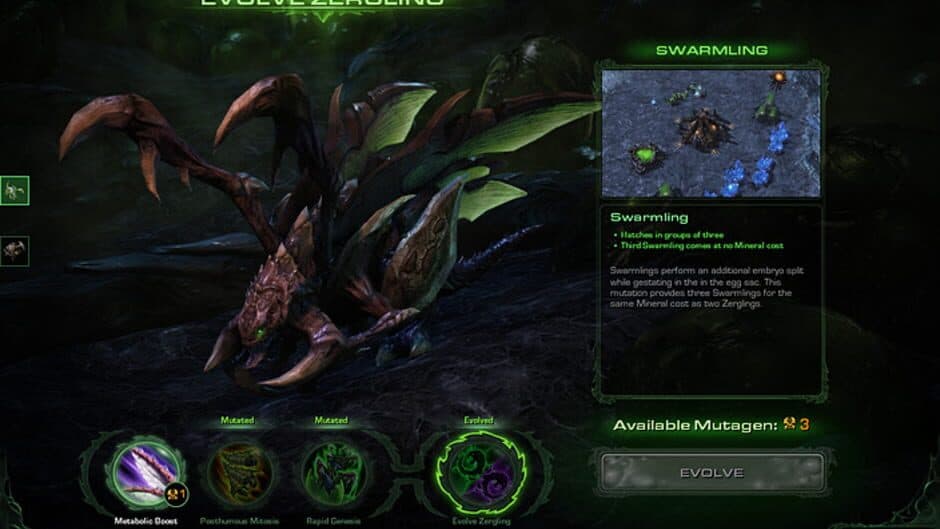 StarCraft II: Heart of the Swarm — кадр из игры