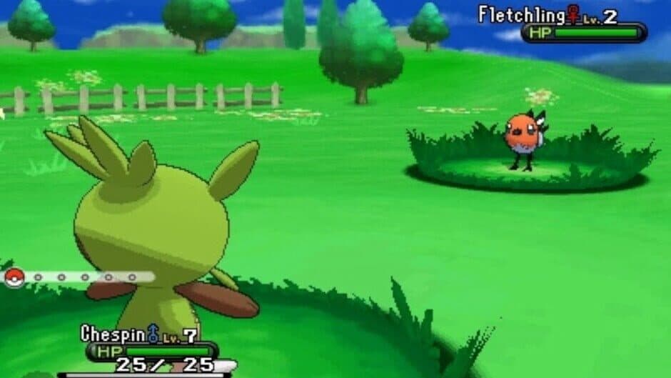 Pokémon X — кадр из игры