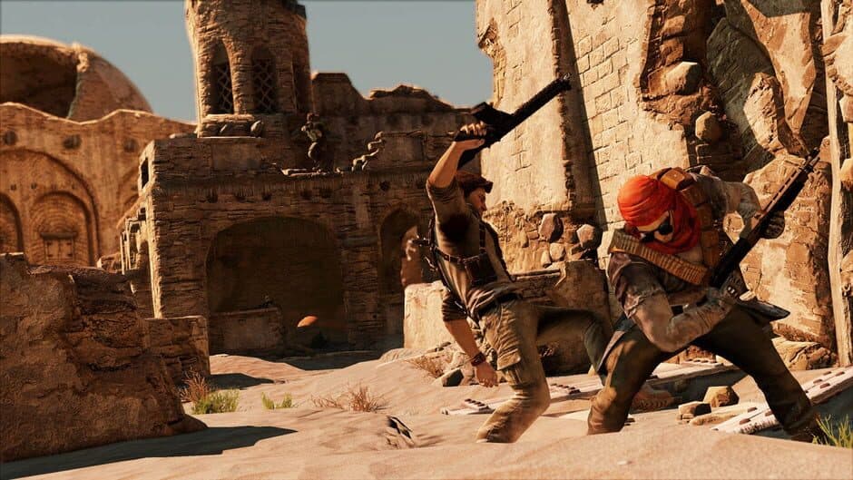 Uncharted 3: Drake's Deception — кадр из игры