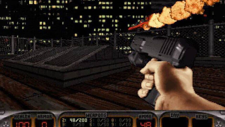 Duke Nukem 3D — кадр из игры