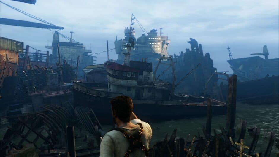 Uncharted 3: Drake's Deception — кадр из игры