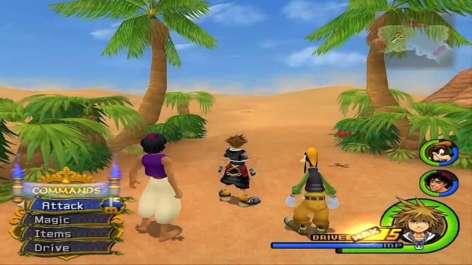 Kingdom Hearts II — кадр из игры