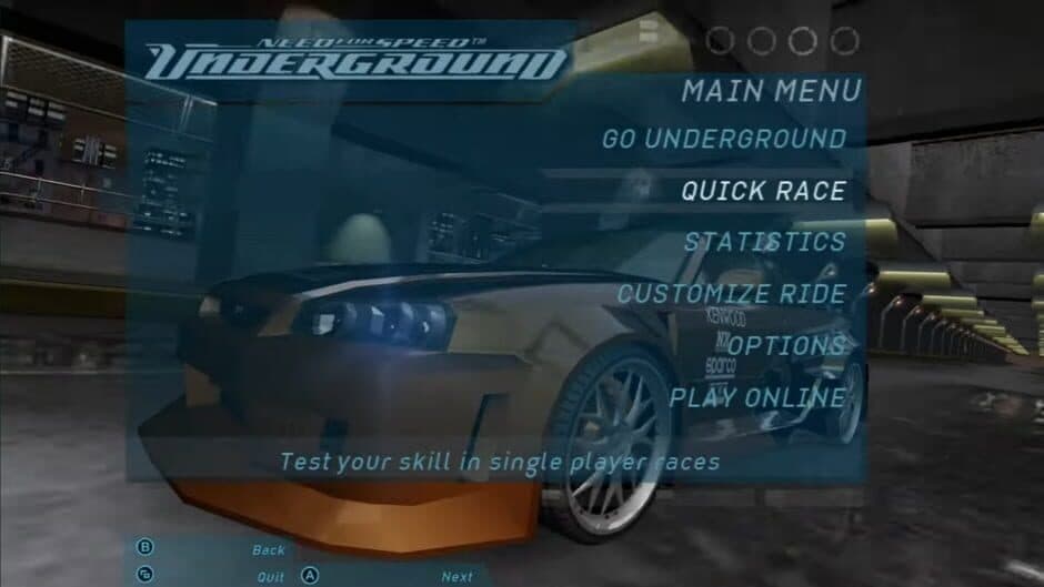 Need for Speed: Underground — кадр из игры