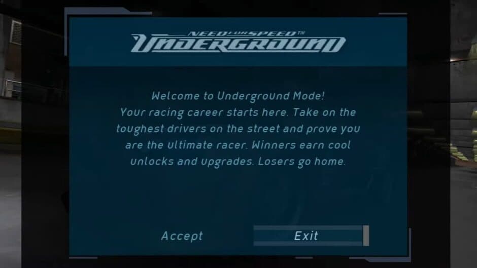 Need for Speed: Underground — кадр из игры