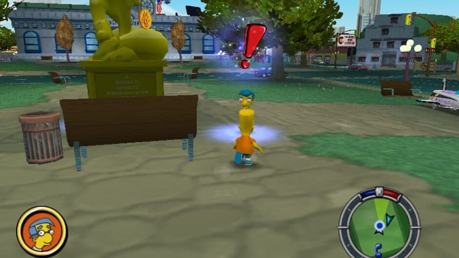 The Simpsons: Hit & Run — кадр из игры