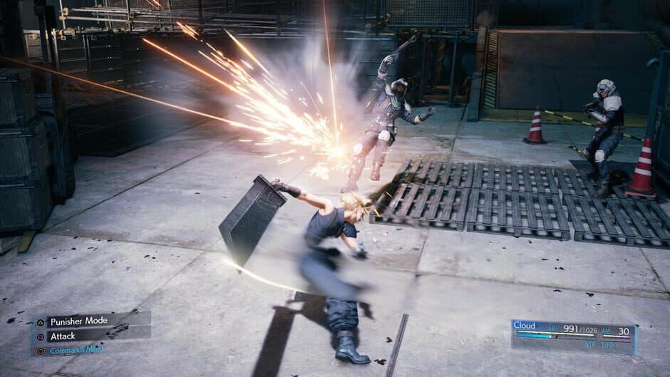 Final Fantasy VII Remake — кадр из игры
