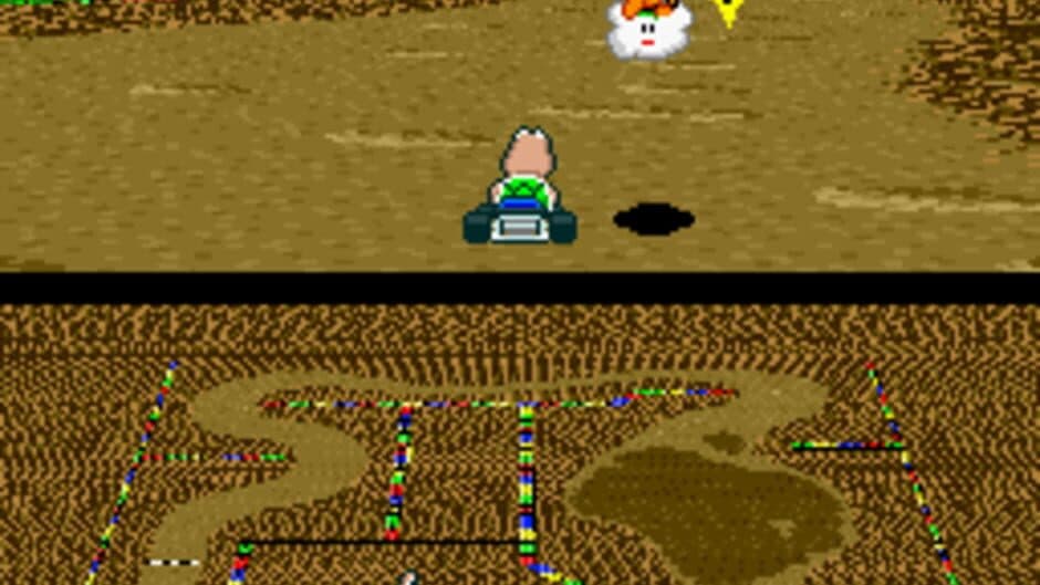 Super Mario Kart — кадр из игры