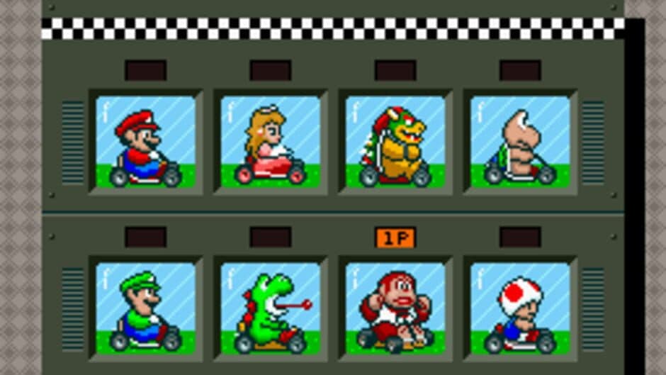 Super Mario Kart — кадр из игры