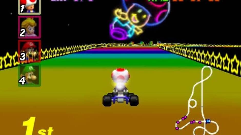 Mario Kart 64 — кадр из игры