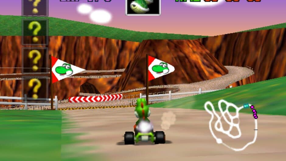 Mario Kart 64 — кадр из игры