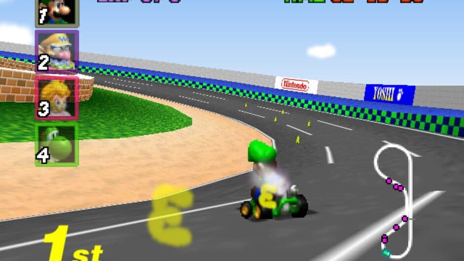 Mario Kart 64 — кадр из игры