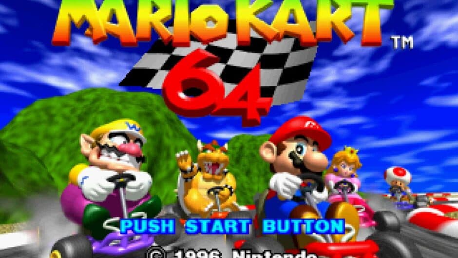 Mario Kart 64 — кадр из игры
