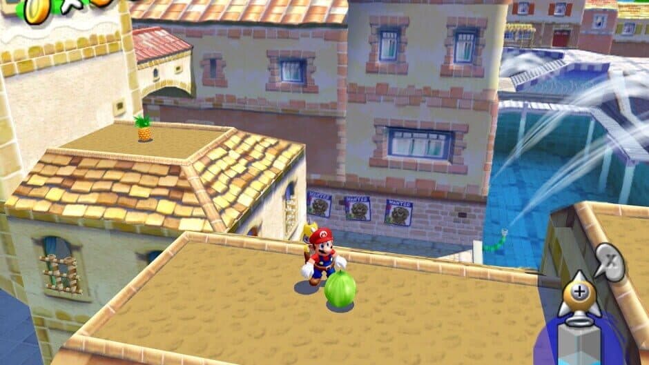 Super Mario Sunshine — кадр из игры