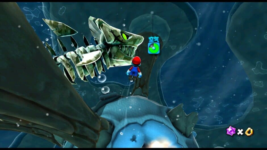 Super Mario Galaxy — кадр из игры
