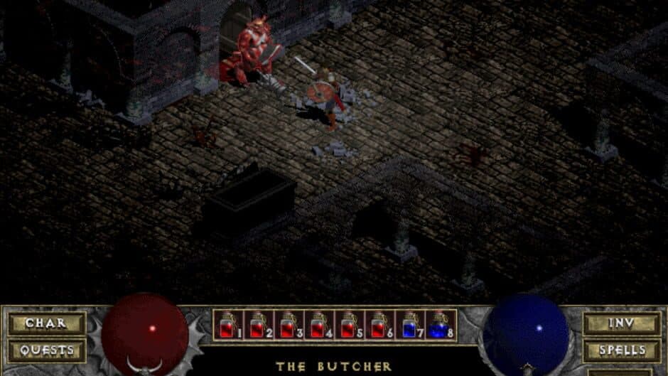 Diablo — кадр из игры