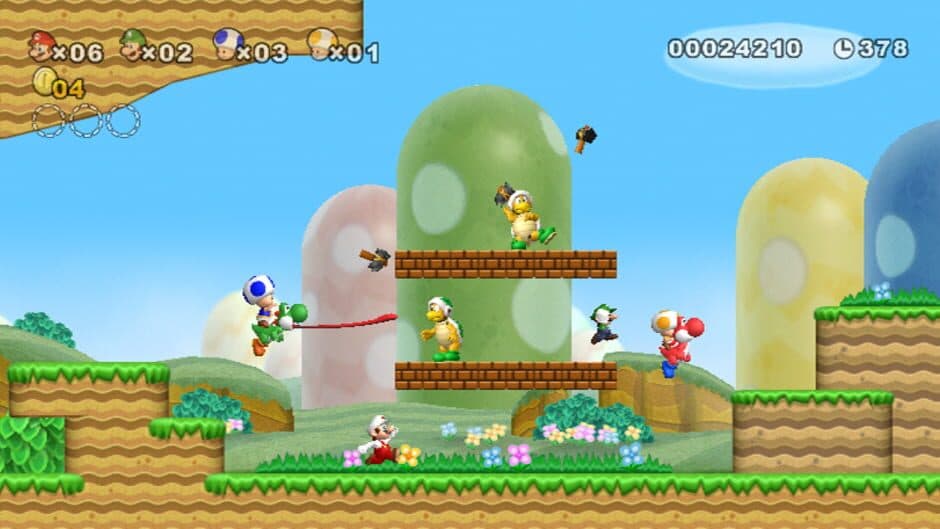 New Super Mario Bros. Wii — кадр из игры