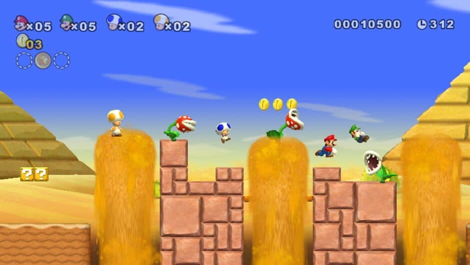 New Super Mario Bros. Wii — кадр из игры