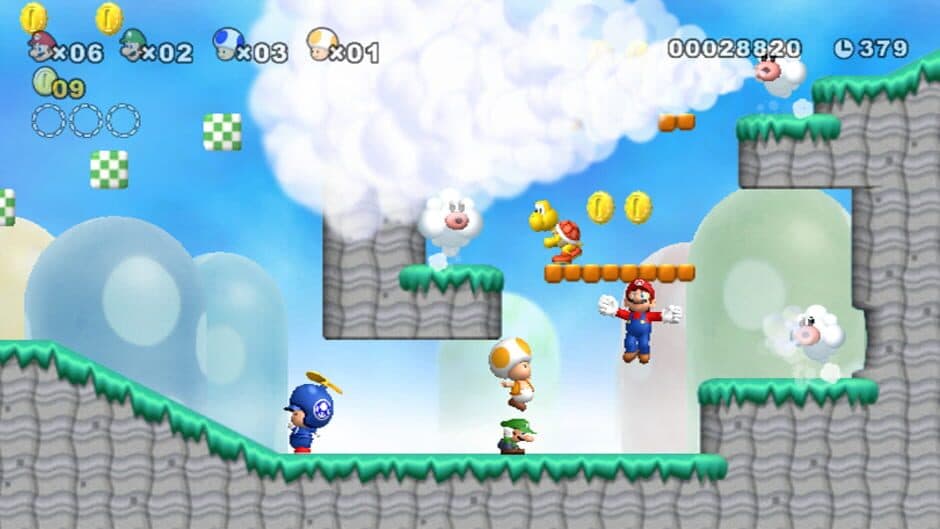 New Super Mario Bros. Wii — кадр из игры