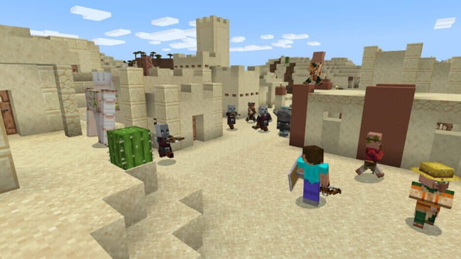 Minecraft — кадр из игры