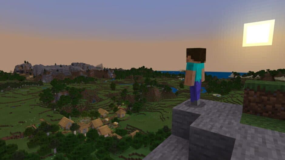 Minecraft — кадр из игры