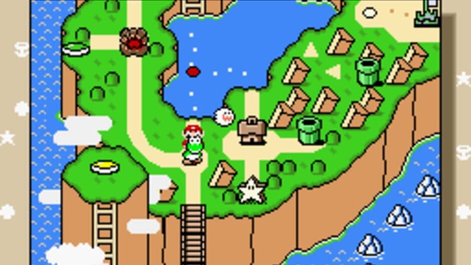 Super Mario World — кадр из игры