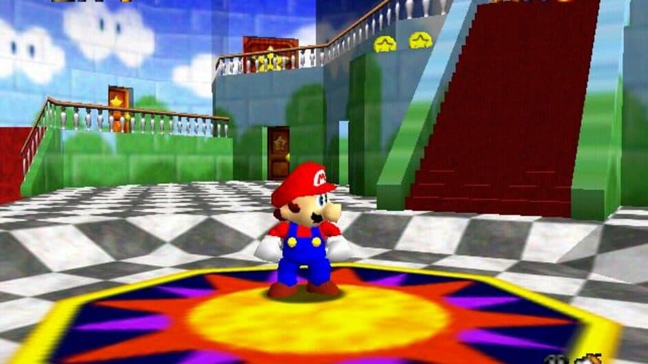 Super Mario 64 — кадр из игры