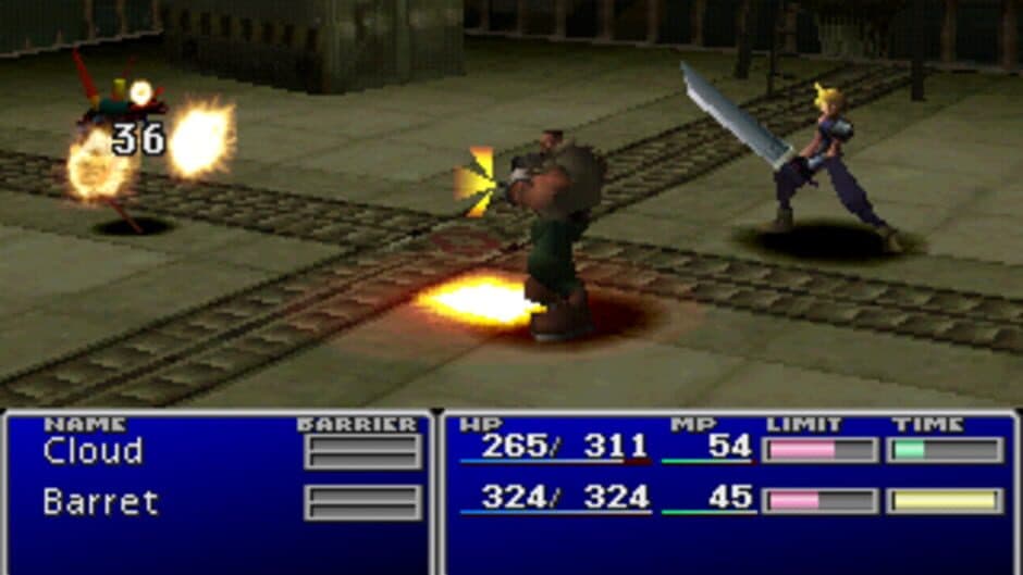 Final Fantasy VII — кадр из игры