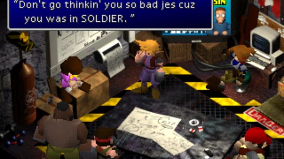 Final Fantasy VII — кадр из игры