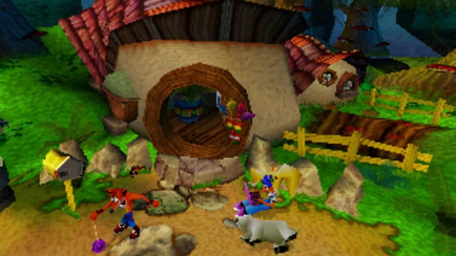 Crash Bandicoot: Warped — кадр из игры