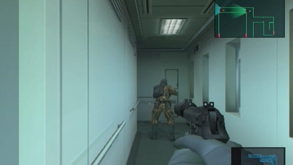 Metal Gear Solid 2: Sons of Liberty — кадр из игры
