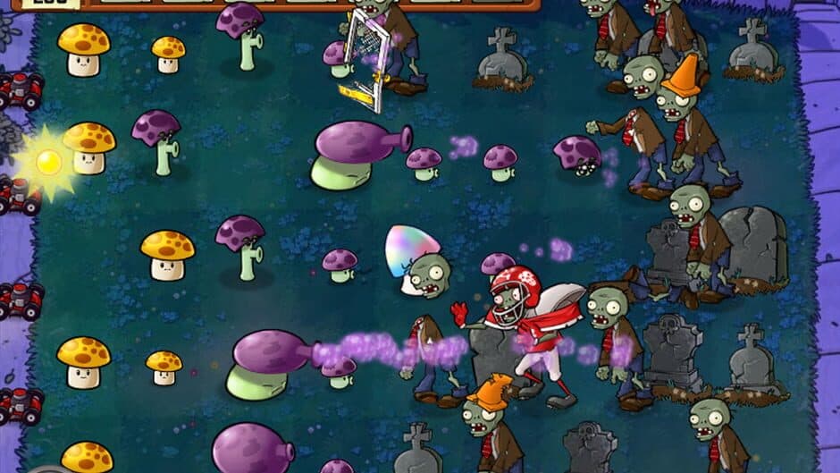 Plants vs. Zombies — кадр из игры