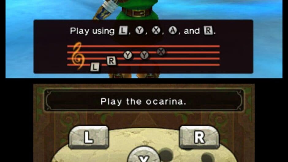 The Legend of Zelda: Ocarina of Time 3D — кадр из игры