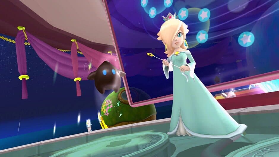 Super Mario Galaxy — кадр из игры