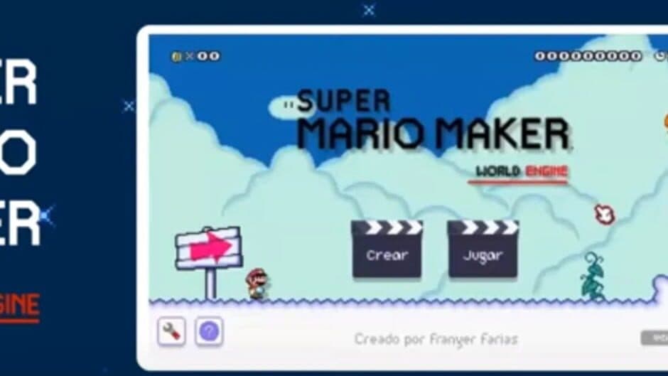 Super Mario Maker: World Engine — кадр из игры