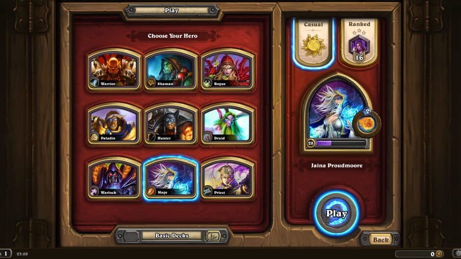 Hearthstone — кадр из игры