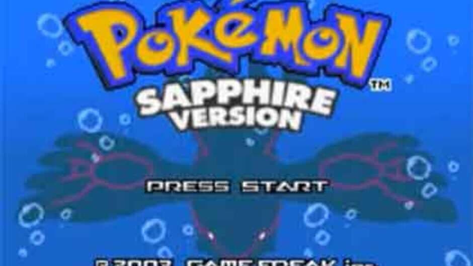 Pokémon Sapphire Version — кадр из игры