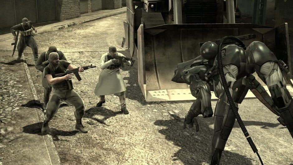 Metal Gear Solid 4: Guns of the Patriots — кадр из игры