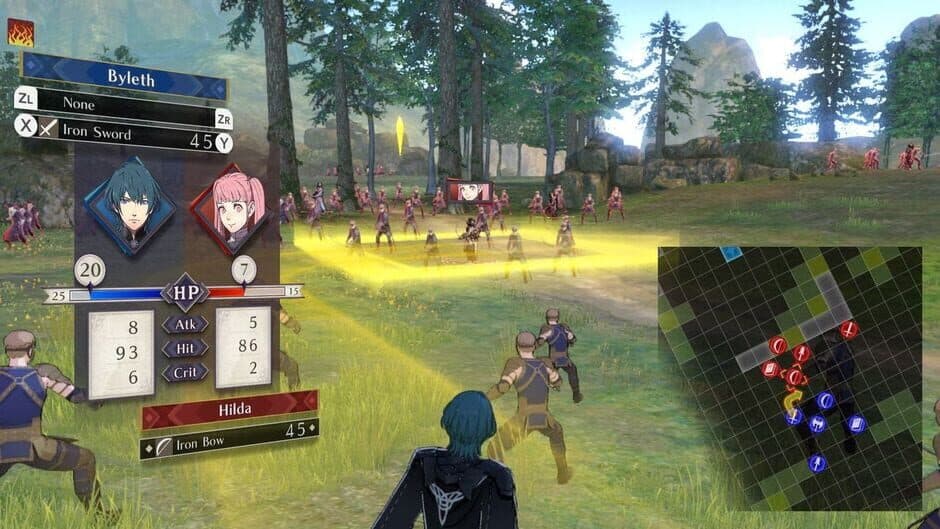 Fire Emblem: Three Houses — кадр из игры